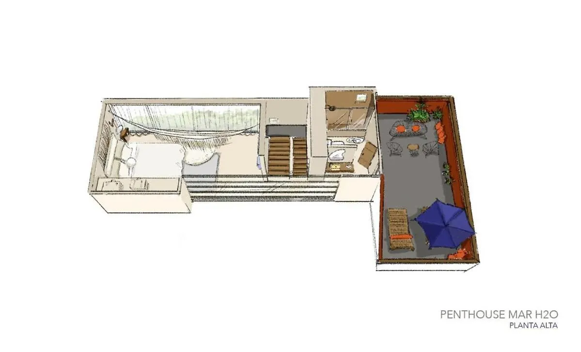 Stylish Luxe Penthouse - Exclusive Gated Community Vila Playa del Carmen 0*,  México