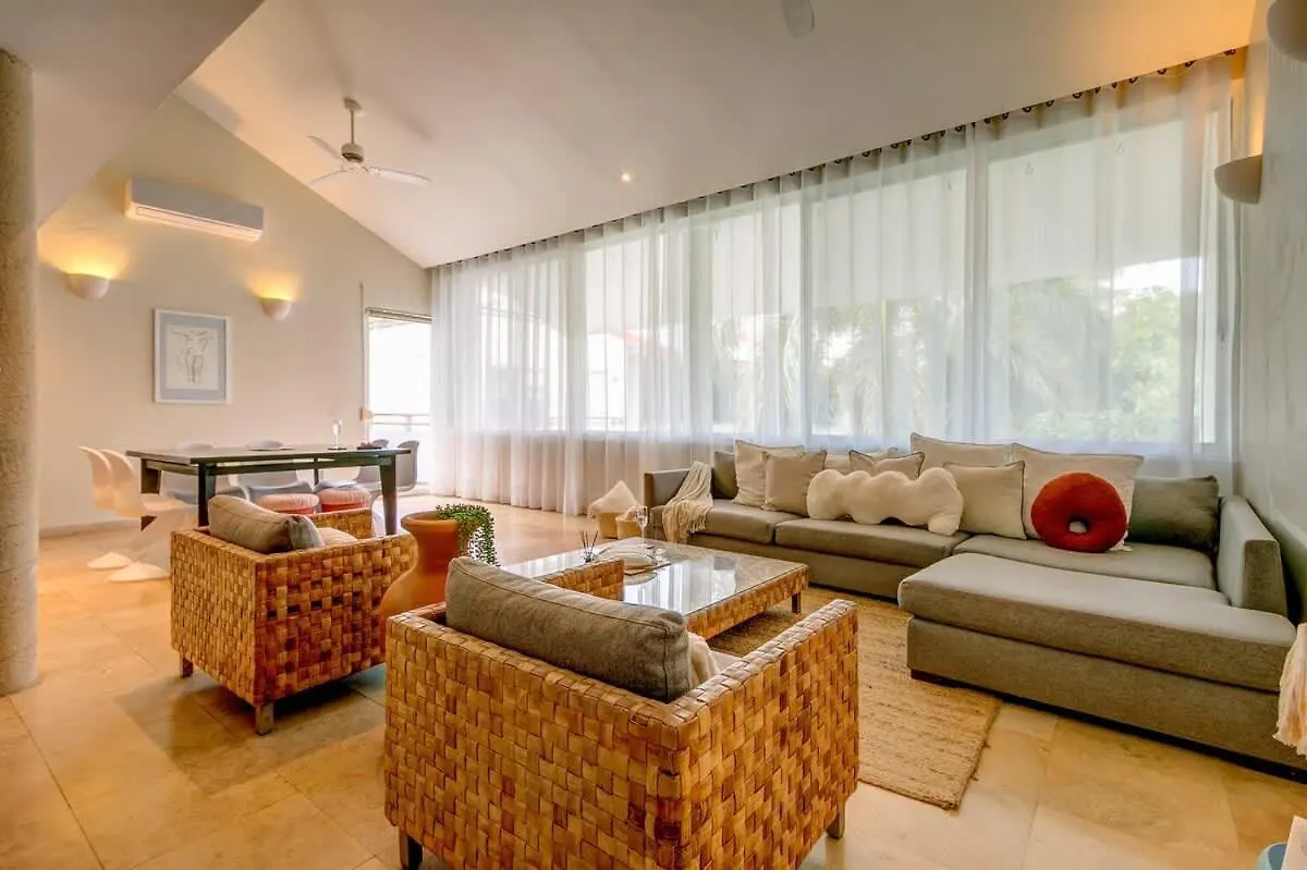 Casa de Férias Stylish Luxe Penthouse - Exclusive Gated Community Vila Playa del Carmen